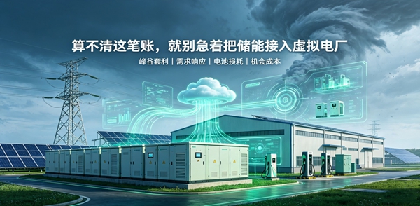 算不清这笔账，就别急着把储能接入虚拟电厂